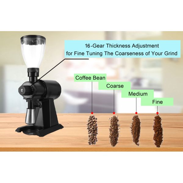 Experience the Convenience of EK43S Electric Coffee Bean Grinder for Commercial Needs