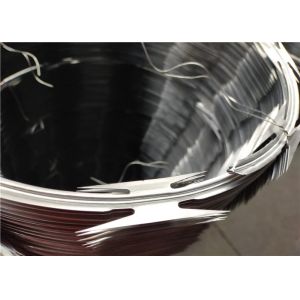 China Q195 Steel Type Barb Tape CBT 65 Razor Wire , Concertina Barbed Wire on sale
