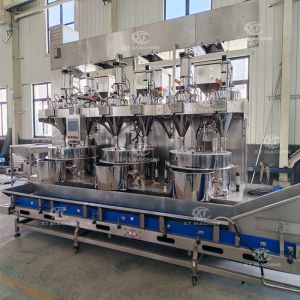 1000kg/h-2000kg/h Sesame and Peanut Coating Frying Machine Fried Corn Nuts