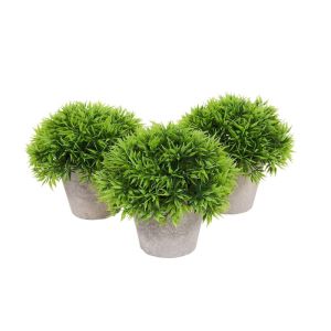 Cheap Plastic PE Small Artificial Potted Greenery Support OEM ODM for sale