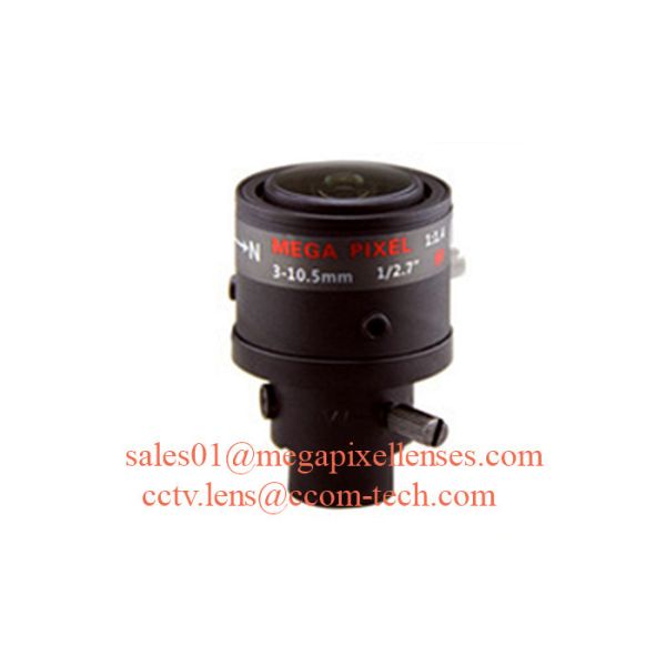 Quality 1/2.7" 3-10.5mm F1.4 3MP D14/CS Mount Fixed/DC Auto/P-IRIS Manual/Motorized Vari-focal Lens for OV2715 wholesale