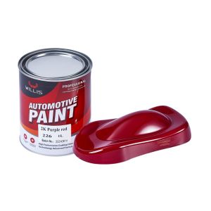 Quick Drying Auto Body Metal Filler 2K Purple Red Auto Paint 2k Spray Paint