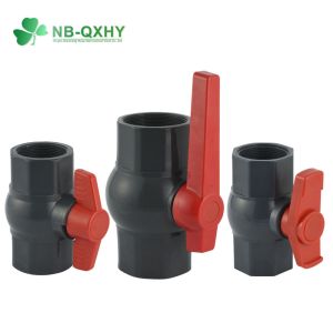 Water Supply PVC Octagonal Ball Valve with Threaded Handle and Pn10 Nominal
