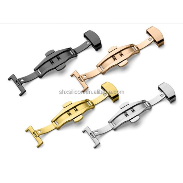 Quality OEM 316L Stainless Steel Butterfly Watch Clasp wholesale