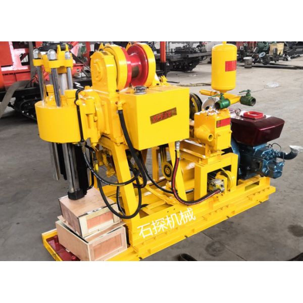 Water Well Borehole Drilling Machine With 100 Meters Depth And Diesel Engine