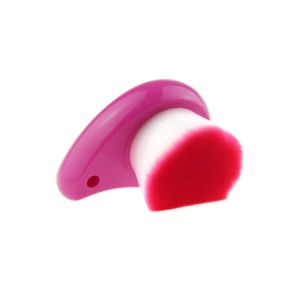 Soft Red Cute Top Rated Facial Cleansing Brush For Sensitive Skin