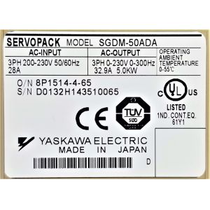 SGDM-50ADA Industrial Servo Drives Brand New In Original Box
