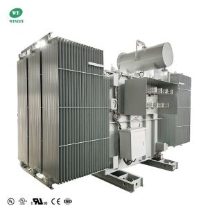 6500 Kva Substation Power Transformer Step-Up 480V To 13800V Double-Split Solar