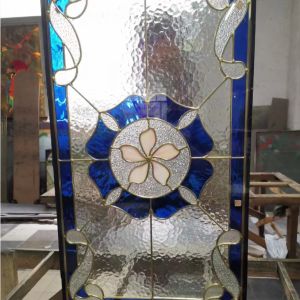 Handmade Church Colored Windows Tempered Insulated Stained Glass For Building