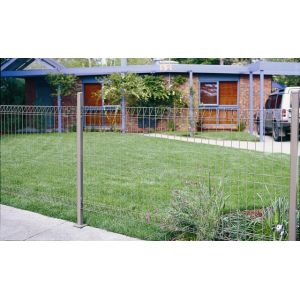 Powder Coated / Galvanised Wire Mesh Fencing , Security Mesh Fence Panels
