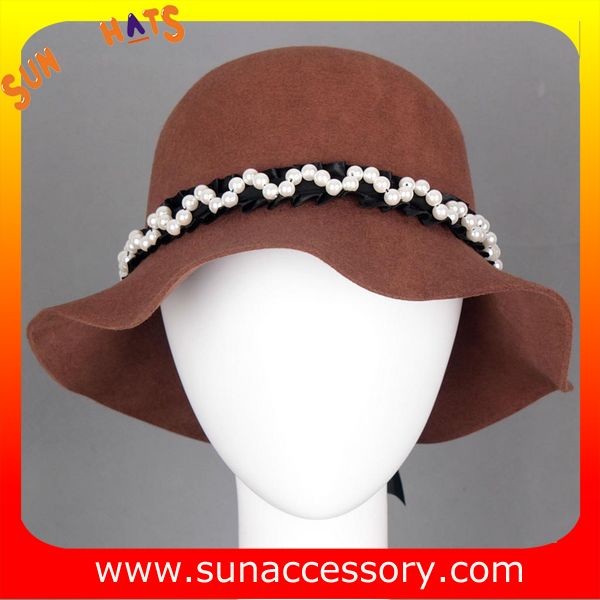 Quality 6090347 Sun Accessory customized  winner  fashion 100% wool felt clothe hats, women hats and caps wholesaling wholesale