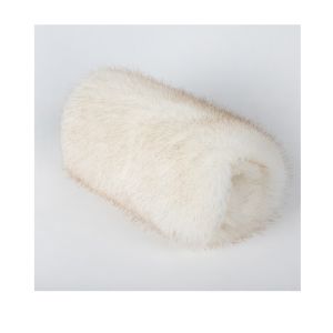100%polyester Woven Fabric Knitted Soft Faux Fur with High Weight and Long Hair
