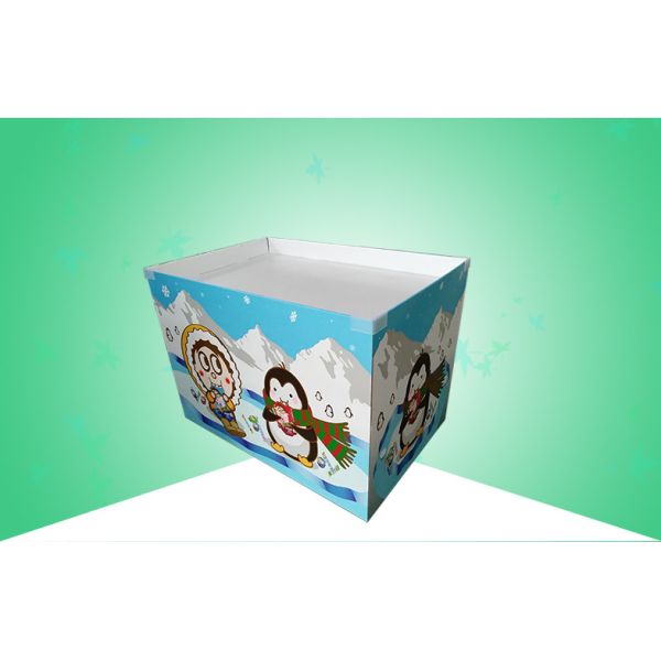 Heavy Duty Cardboard Pallet Display , Pallet Retail Display For Kid Foods /