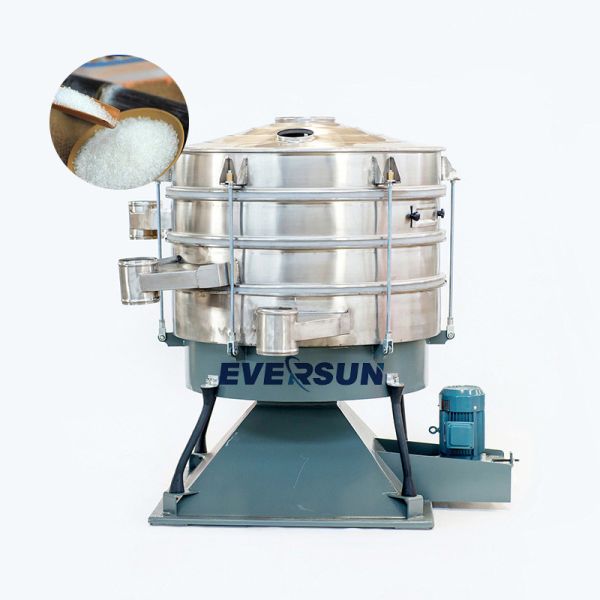 Food And Spices Circular Sifting Machine Tumbler Screening Machine 2 - 500 Mesh
