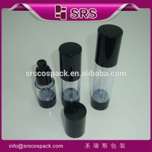 15ml 30ml 50ml airless pump bottle for lotion , most popular and elegant