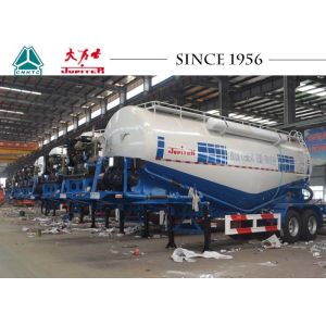 China V Type 2 Axles Bulk Cement Tanker Trailer With Diesel Engine 25-40 Tons Payload on sale