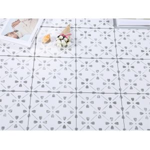 Beige and Blue 20x20cm Ceramic Rustic Tile for Indoor Walls