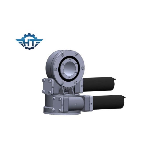 Gear Ratio 37 / 1 Efficiency 40% Worm Gear Slewing Ring For Dual Axis Solar