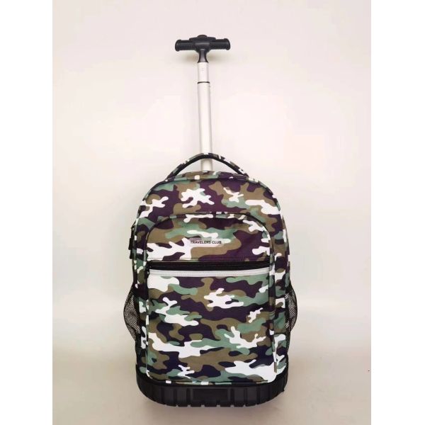 Quality Practical Zippered Backpack Trolley Bag With Shoulder Straps wholesale