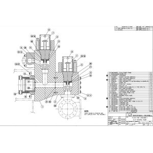 Southwest 12P160 7500PSI mud pump Fluid end module, MISSION "L" NEW STYLE MODULE