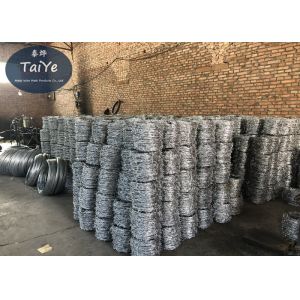 Electro Galvanized Razor Blade Barbed Wire Traditional Twisted BWG12x12