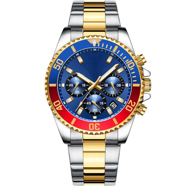 Quality Ombre Business Analogue Wrist Watch 3BAR Luxury Men Quartz Watch wholesale