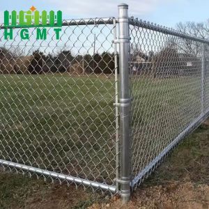 6Ft High Sports Ground Hot Dipped Galvanized Wire Mesh Chain Link Fence