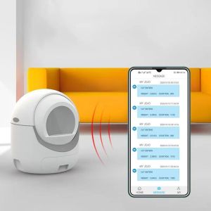 Large Capacity Smart Cat Litter Box Automatic Control Customizable Multiple