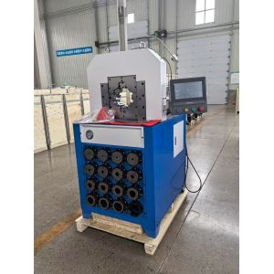 3 Inch PLC Control Systerm 7.5kw Working Efficiency 800 Pieces/H Hydraulic Hose