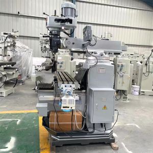 Vertical Turret Drilling Universal Milling Machine With Swivel Geared Head