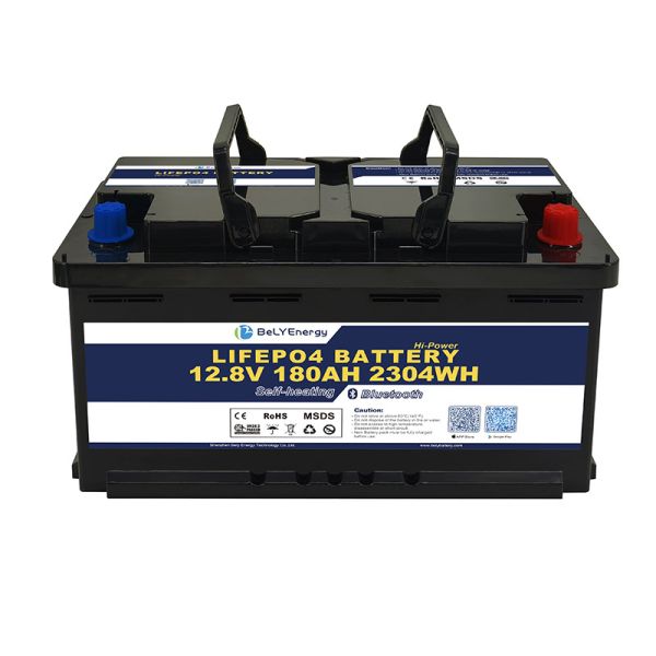 Quality Brand New Large Capacity H8 DIN 12V180Ah Rechargeable LiFePO4 Battery For RV Camper wholesale