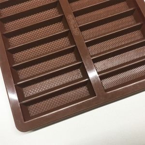 MHC Custom Chocolate Mold Rectangle Silicone Dubai Bar Chocolate Molds