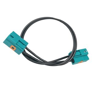 Dual Plug Z Code FAKRA Extension Cable Stable With Waterblue Connector