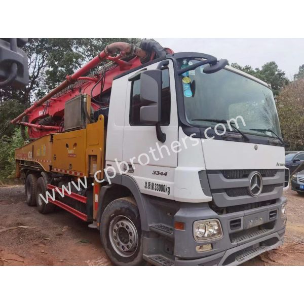 Quality Feeding Height 1540 Used Concrete Boom Pump 49m for Send Hand Construction Machine 2019 wholesale