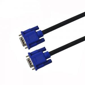 Cheap 6.0mm Computer VGA Monitor Cables Hdmi To Vga Cable Braid Shielding for sale