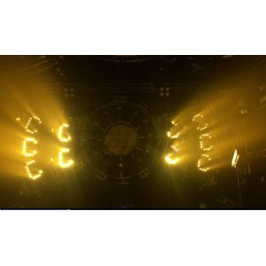 49*3W led golden led Beam Matrix Light For Stage Wedding Disco Club Party Event