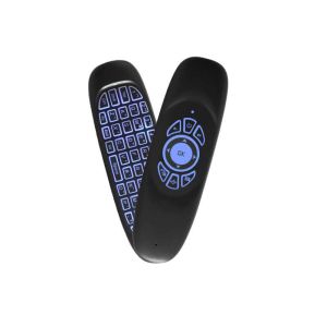 Long Operating Range Air Mouse Backlight 2.4G Remote Control With Keyboard