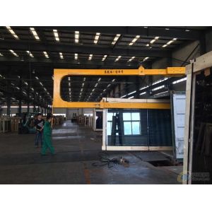 Safety Loading & Unloading U Shaped Glass Crane 3660mm Max Seaming Size