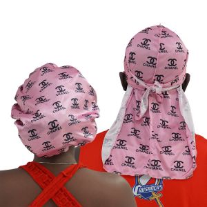Luxury Famous Hair Accessories Bonnet Durag Set