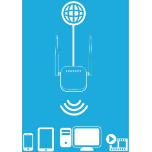 Cat 4 4G Industrial LTE Router 150Mbps / 50Mbps Support Internet Hot Backup