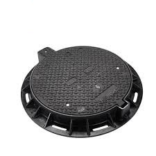 China OD600MM A15 Locking Manhole Covers , Ductile Iron Frame Manhole Cover on sale