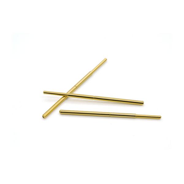 Quality Gold Plated Spring Test Probe with Brass Barrel and BeCu Plunger for Precision PCB Testing wholesale