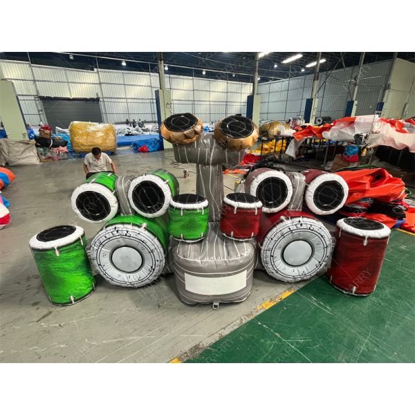 Rock Out With Beats Interactive Play System IPS Inflatable Drums Game For