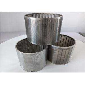 China Easy To Leakage 50cm Length 1.0mm Slot Johnson Wire Screen V Typed on sale