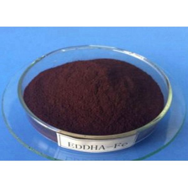 Quality CAS 16455-61-1 Ortho Iron Eddha Fertilizer , Dark Red Brown Iron Chelate 6 Eddha wholesale