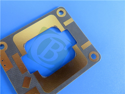 RT/duroid 6202 Double layer PCB : 5mil Core, ENIG Finish No soldermask and