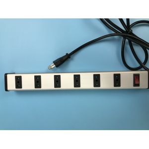 6 Way Italian Power Strip With Surge Protector