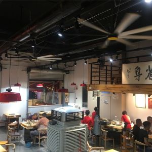 2.4m 8FT Brushless Electric HVLS Ceiling Fan for Warehouse Farms Restaurants