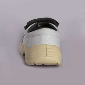 Comfortable EVA Insole Breathable Embossed Low Cut Leather Work Boots PU Outsole