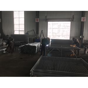 HDG temporary fence panels 2.1m*2.4m hot dipped galvanized to be 42 microns zinc